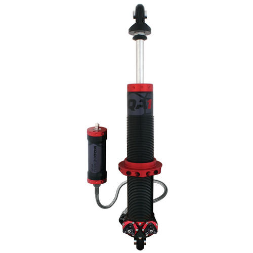 QA1 Coilover Shock/Strut, MOD Series, Double-Adj., LH, Canister, Aluminum, Black Housing, Twin-Tube, 16.880in. Extended, 11.500in. Collapsed, Each