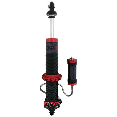 QA1 Coilover Shock/Strut, MOD Series, Double-Adj., RH, Canister, Aluminum, Black Housing, Twin-Tube, 19.500in. Extended, 12.800in. Collapsed, Each