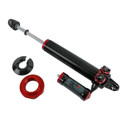 Coilover Shock, MOD Series, Double-Adjustable, Aluminum Body, Black Anodized, Twin-Tube, 19.500 in. Extended, 12.875 in. Collapsed, Each