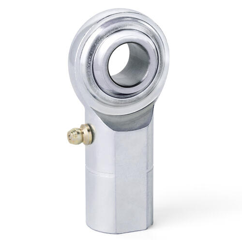 QA1 Rod End, MCF Series, 2-Pieces, Carbon/Steel, Right Hand, 8mm-8mm, Zerk, Each