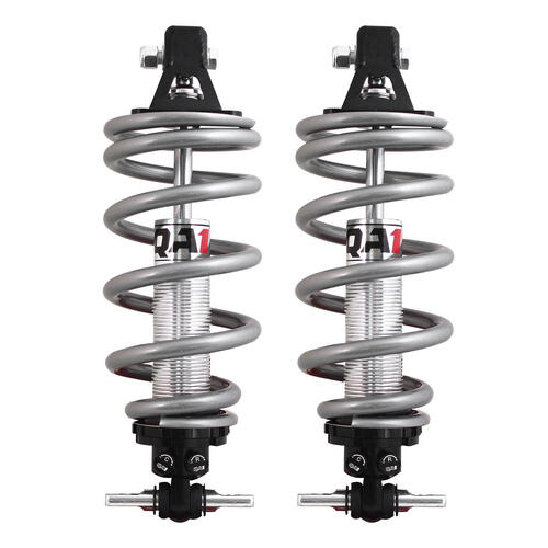 QA1 Coilover System, Pro, Aluminium, Single Adjustable, 10-400 (rate/in) Spring Rate., Tapered Flat Large, Kit
