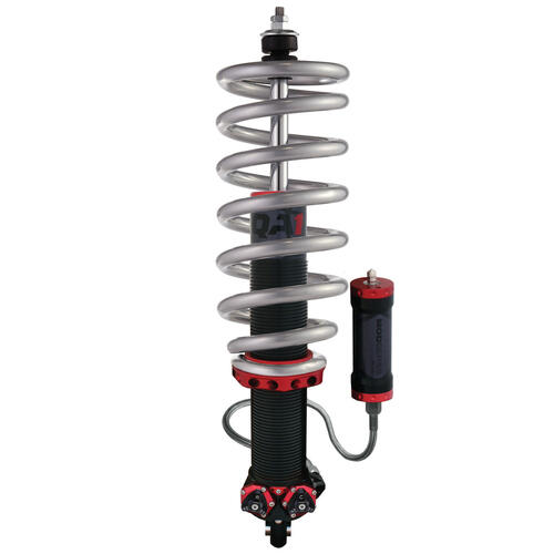 QA1 Coilover System, Pro, Aluminium, MOD Series, Adjustable, 10-550 (rate/in) Spring Rate., Tapered Pigtail, Kit