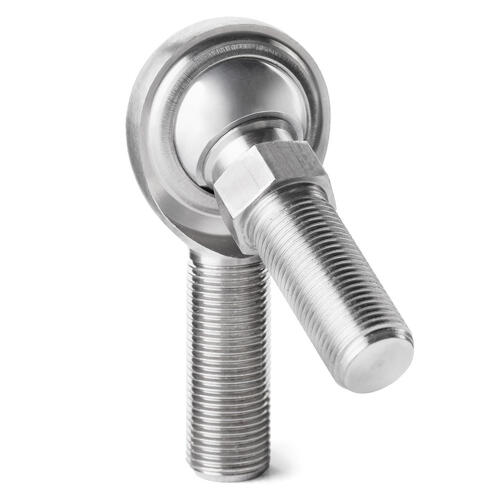 QA1 MG Series 2 Piece Stainless Rod End, 16mm Bore, M16X2.0 LH Male Thread, PTFE Lined