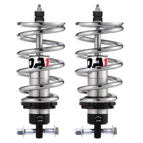 QA1 Coilover System, Aluminium, Single Adjustable, Mustang II, 600 (rate/in) Spring Rate, Tapered, Pair