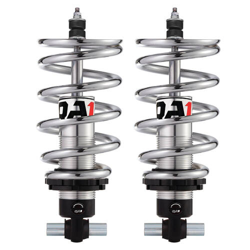 QA1 Coilover System, Aluminium, Single Adjustable, Mustang II, 375 (rate/in) Spring Rate, Tapered, Pair