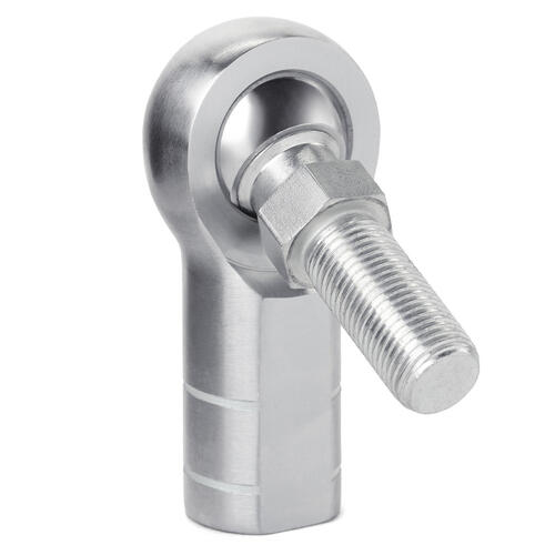 QA1 Rod End, XF Series, 3-Pieces, Chromoly Steel, HT Left Hand, 8mm-8mm, Stud, Each