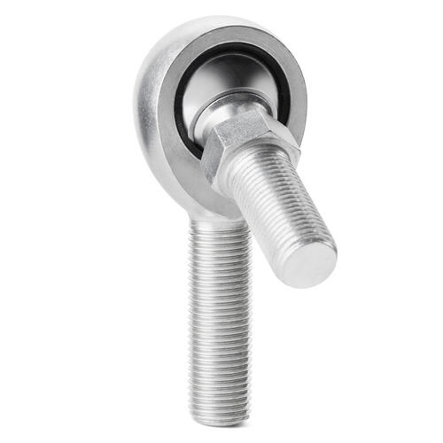 QA1 Rod End, NM Series, Carbon/Steel, Left Hand, 3/4-3/4, Stud, Each