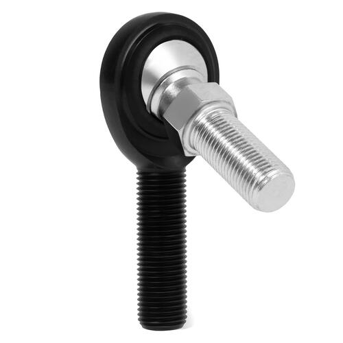 QA1 Rod End, PCM Series, 2-Pieces, Chromoly Steel, HT Left Hand, 1/2-1/2, Stud, Each