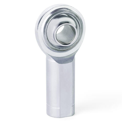 QA1 Rod End, PCYF Series, 2-Pieces, Chromoly Steel, HT Left Hand, 0.375in. Bore, 3/8 TEF, Each