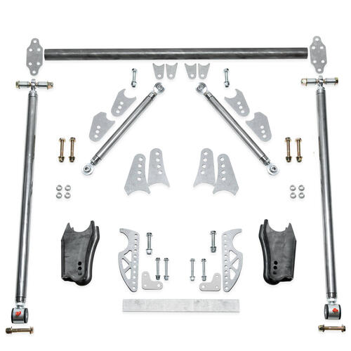 QA1 HD Pro Rear Triangulated 4-Link Kit, Front Mount, No Coilovers