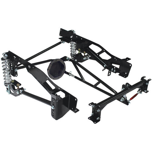 QA1 Rear Suspension System, Medium, Single Adjustable Coilover, GM 10 Bolt 73-87 C10, 200 lbs./in. Spring Rate, Kit
