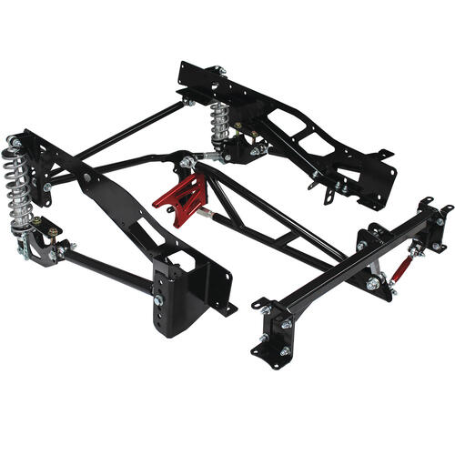 QA1 Rear Suspension System, Medium, Double Adjustable Coilover, For Ford 9 IN 73-87 C10, 200 lbs./in. Spring Rate, Kit