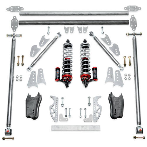 QA1 HD Pro Rear Triangulated 4-Link Kit, Rear Mount, MOD Series Coilovers