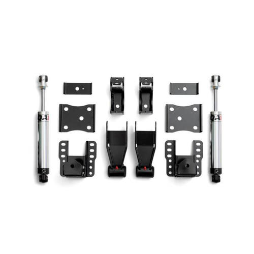 QA1 Rear Drop Kit, 07-18 Silverado, 4-6in. Drop, Single Adjustable