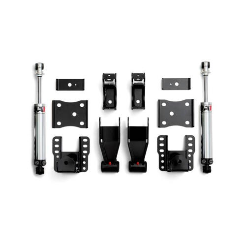 QA1 Rear Drop Kit, 07-18 Silverado, 4-6in. Drop, Double Adjustable