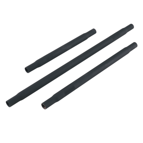 QA1 Threaded Tube, Suspension Tube, Swaged, Steel, Black Dichromate, 3/4in. Thread, 1in. OD X 27in. Length X .079, Each