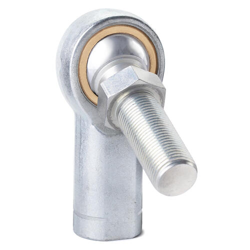 QA1 Rod End, VF Series, 3-Pieces, Carbon/Bronze, Left Hand, 0.1875in. Bore, 3/16, Stud, Each