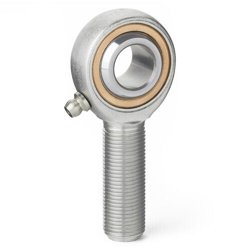 QA1 Rod End, VM Series, 3-Pieces, Carbon/Bronze, Left Hand, 1/2-1/2 Zerk, Each