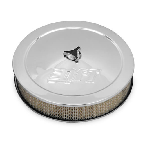 Quick Fuel 14 In. Chrome Qft Air Cleaner