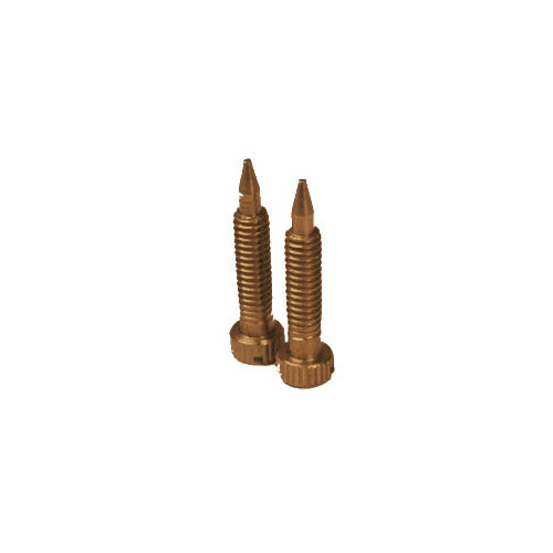 Quick Fuel Idle Mixture Screws, Stainless Steel, Gold Iridited, Holley, Pair
