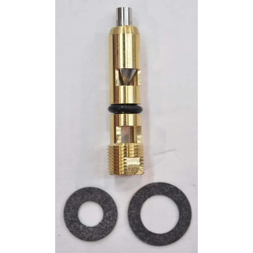 Quick Fuel Needle and Seat, Alcohol, Stainless Steel, Adjustable, 0.150 in. Seat, Center-Hung Floats, Each