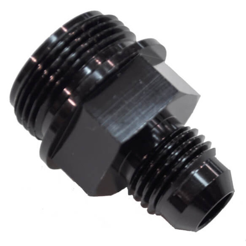 Quick Fuel Fuel Inlet Fitting 7/8-20 # 6 AN Black