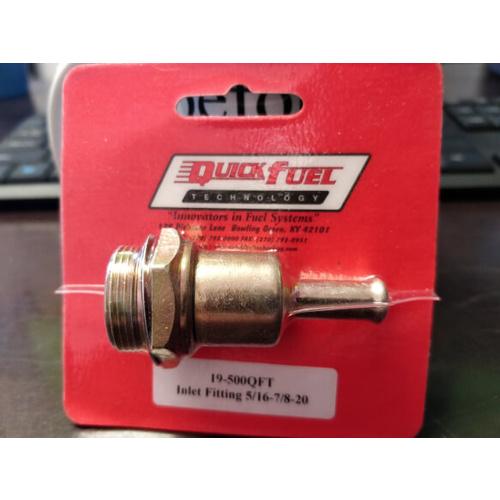 Quick Fuel Inlet Fitting 5/16 7/8-20