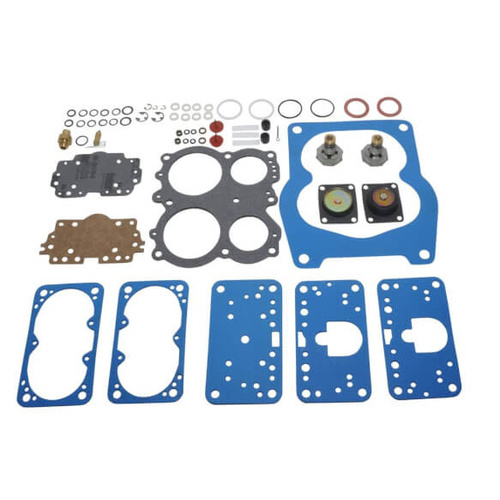 Quick Fuel Carburetor Rebuild Kit, Performance, Non-Stick Blue Gaskets, Holley, 4165, 4175 Models, Kit