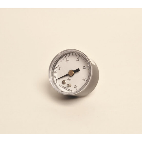 Quick Fuel Gauge, Fuel Pressure, Analog, 0-30 PSI, 1 1/2 in. Diameter, 1/8 in. NPT Male Port, Each