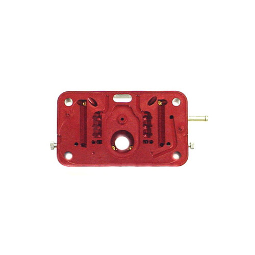 Quick Fuel Metering Block, Primary, Billet Aluminium, Red Anodised, 4160 Series Carburetors, Each