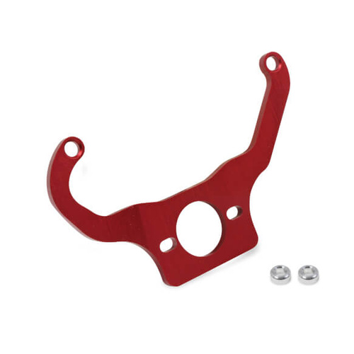 Quick Fuel Throttle Bracket, Red Fuel Regul Brkt Fits 4500 Carb & Holley Regul