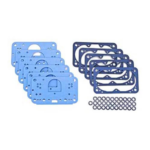 Quick Fuel Gasket Kit, Jet-Change, Blue Reusable Fiber, Holley, 4500, QFX, Kit