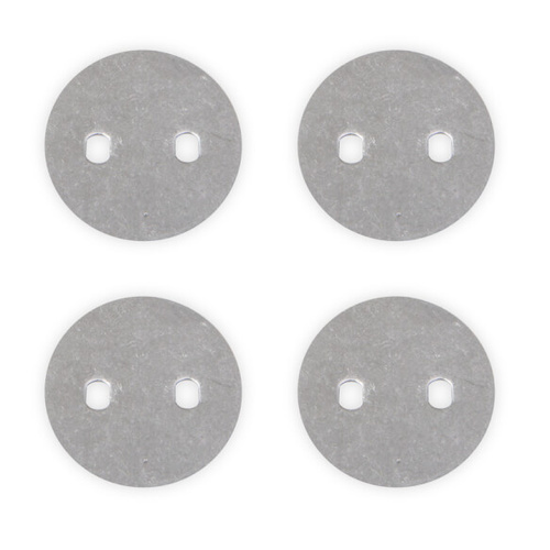 Quick Fuel Throttle Plates, Steel, 1 11/16 in. Diameter, 0.040 in, Thick, Set of 4