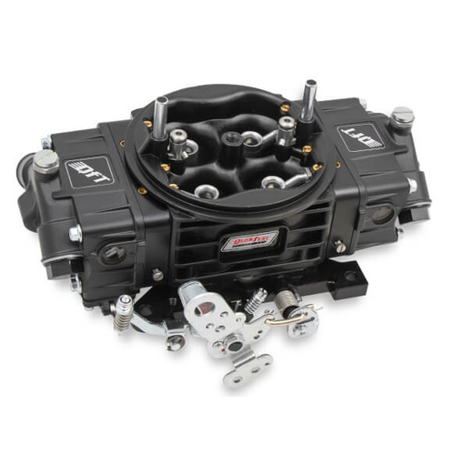 Quick Fuel Carburettor, Performance and Race, 750 CFM, D/Pumper, Q-Model, 4 Barrel, Gasoline, Aluminum, Black, Each