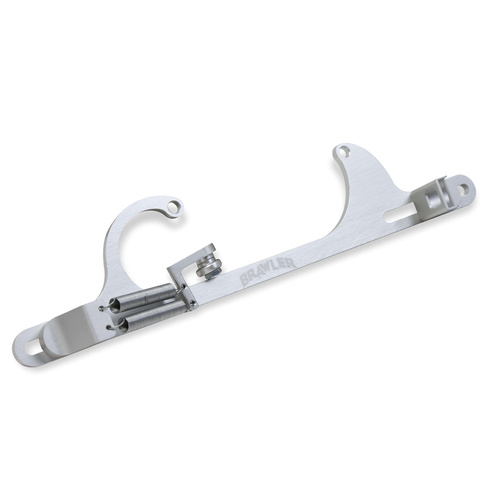 Quick Fuel Billet Aluminium Throttle Cable Bracket, Silver, 4150/4160 for GM cable