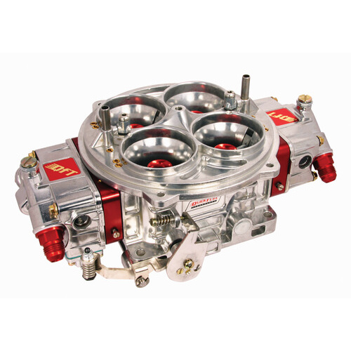 Quick Fuel Carburettor, Professional Race, 1050 CFM, FX Model, 4 Barrel, Gasoline, Aluminum, Shiny, Each