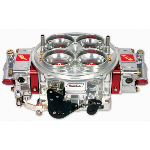 Quick Fuel Carburettor, Professional Race, 1450 CFM, FX Model, 4 Barrel, Gasoline, Aluminum, Shiny, Each