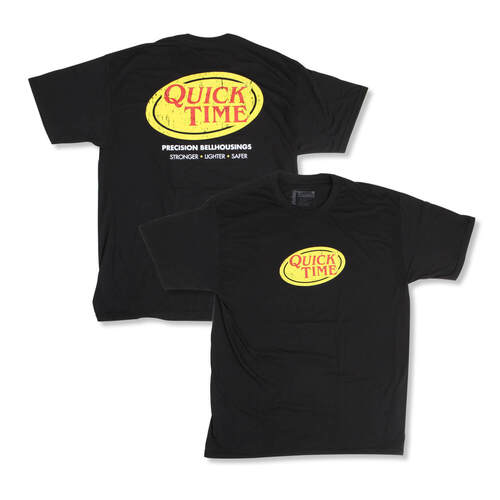 Quick Time Logo T-Shirt, Black, Men's