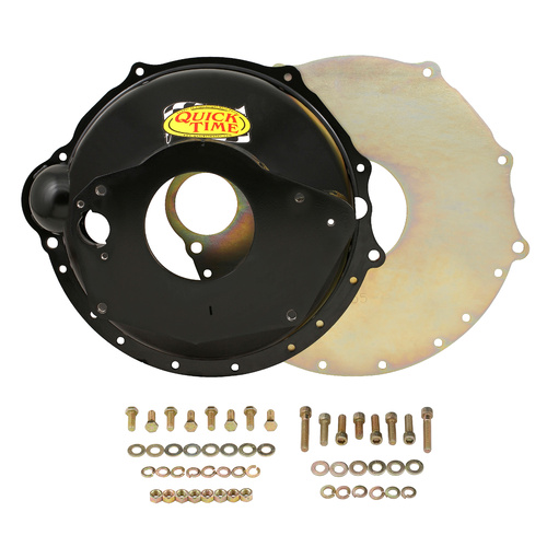 Quick Time Bellhousing, 12.25 in. Clutch, 152 Tooth Flywheel, 6.688 in. Height, Manual Transmission, Steel, Black, Cummins Diesel, Each