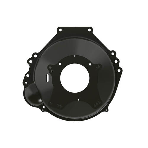 Quick Time Bellhousing, 10.5 in. Clutch, 157 Tooth Flywheel, 6.925 in. Height, Manual Transmission, Steel, Black, SB For Ford, Each