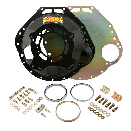 Quick Time Bellhousing, Hydraulic Clutch, 157 Tooth Flywheel, 6.3 in. Height, Manual Transmission, Steel, Black, SB For Ford, Each