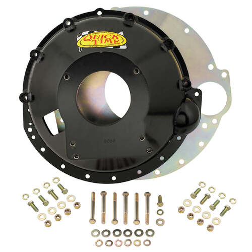 Quick Time Bellhousing, 11 in. Clutch, 164 Tooth Flywheel, 8.023 in. Height, Manual Transmission, Steel, Black, AMC, Each