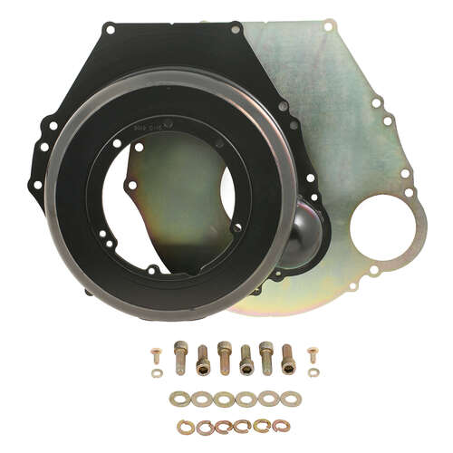 Quick Time Bellhousing, 184/176 Flywheel, 6.625 in. Height, Automatic Transmission, Steel, Black, BB For Ford 460, Each