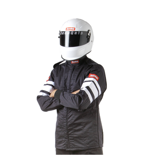 RaceQuip Suits SFI 5, SFI-5 Jacket Black Small