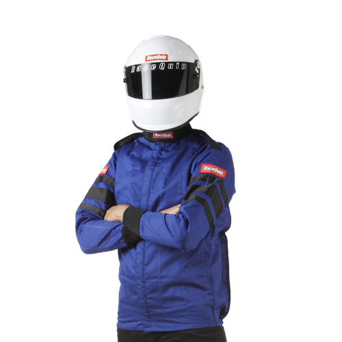 RaceQuip Suits SFI 5, SFI-5 Jacket Blue Large