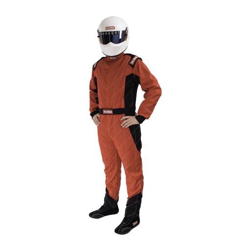 RaceQuip Suits SFI 1, Chevron-1 Suit SFI-1 Red Large