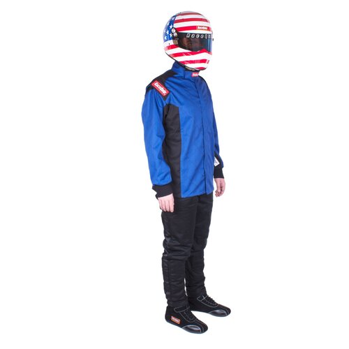 RaceQuip Suits SFI 1, Chevron-1 Jacket SFI-1 Blu X-Large