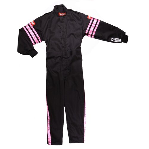 RaceQuip Suits SFI 1, SFI-1 Jr Suit Pink Trim Medium
