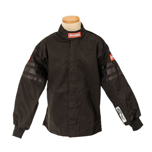 RaceQuip Suits SFI 1, SFI-1 Jr Jacket Black Trim X-Large