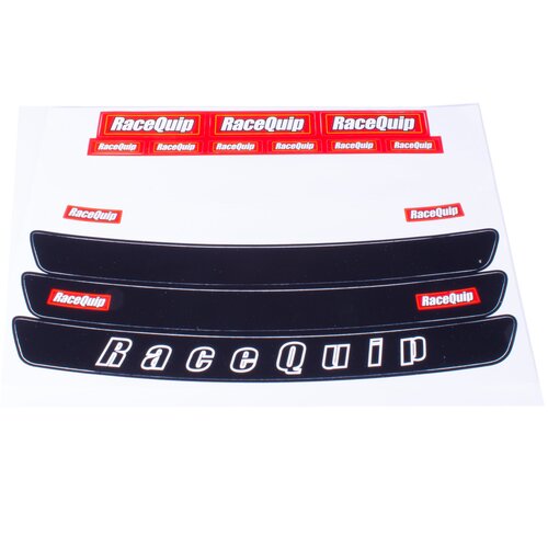 RaceQuip Helmet Accessories, Helmet Decal Sheet